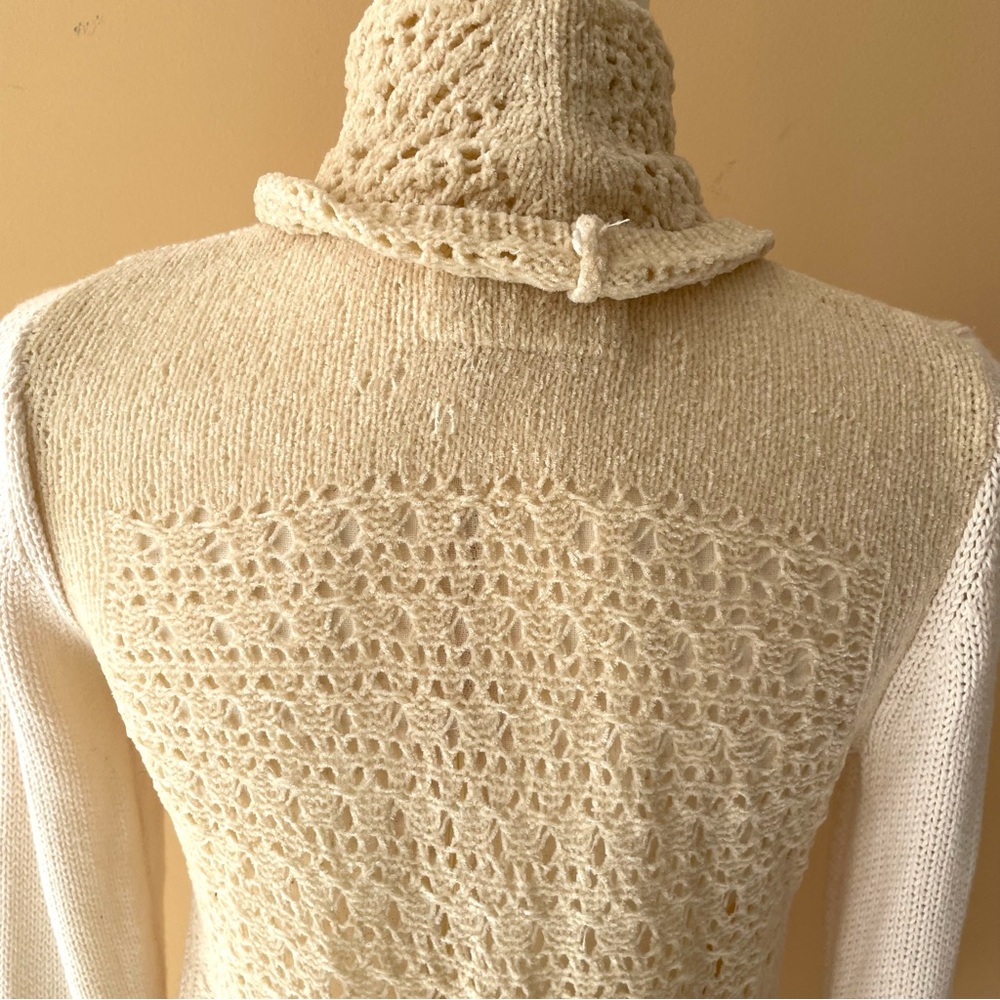 🔻LAST CHANCE🔻 ANGEL OF THE NORTH x ANTHROPOLOGIE Cotton Wool Open Cardigan - Picture 6 of 9